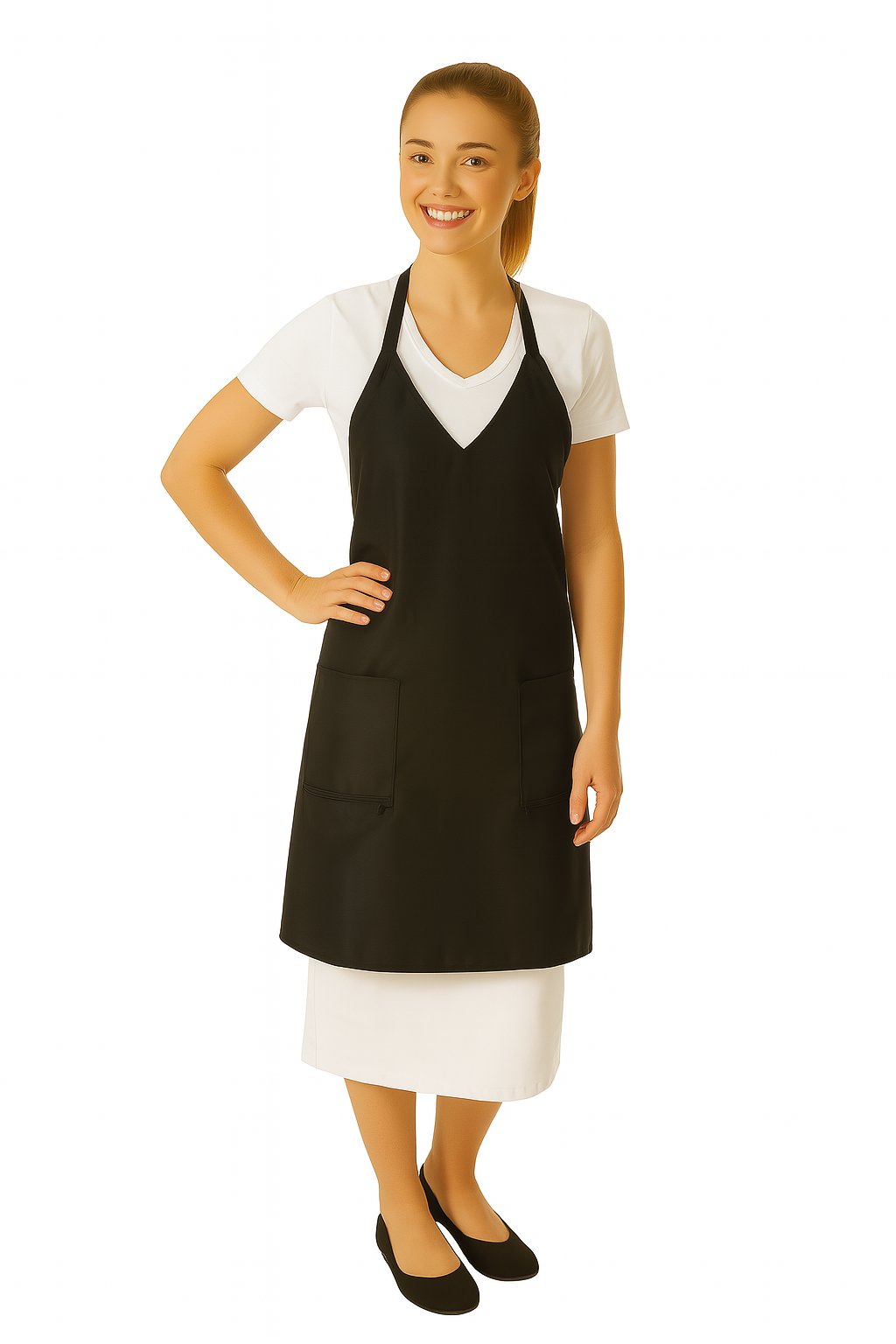 V Neck Apron
