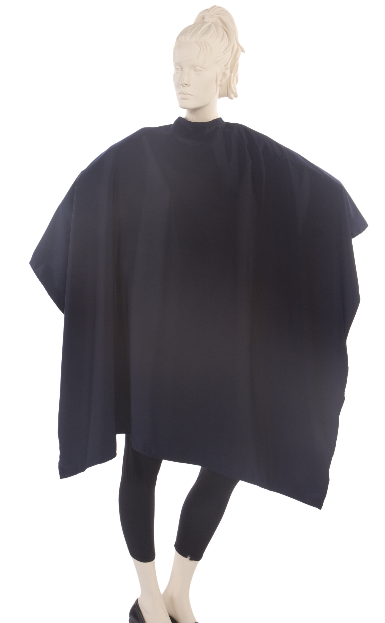 Salon Cape Peachskin Fabric in Navy
