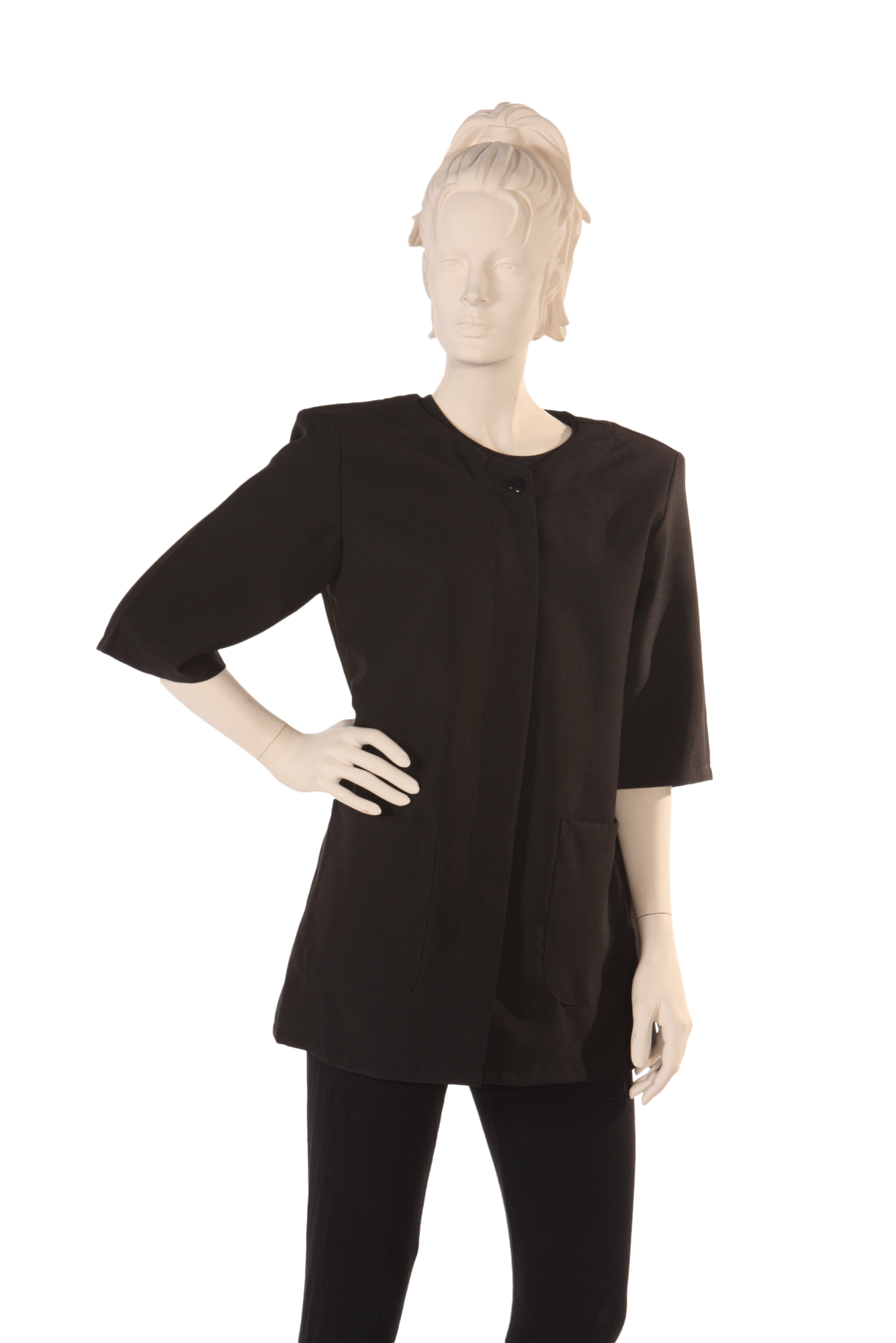 Swing Coat Polyester in Black
