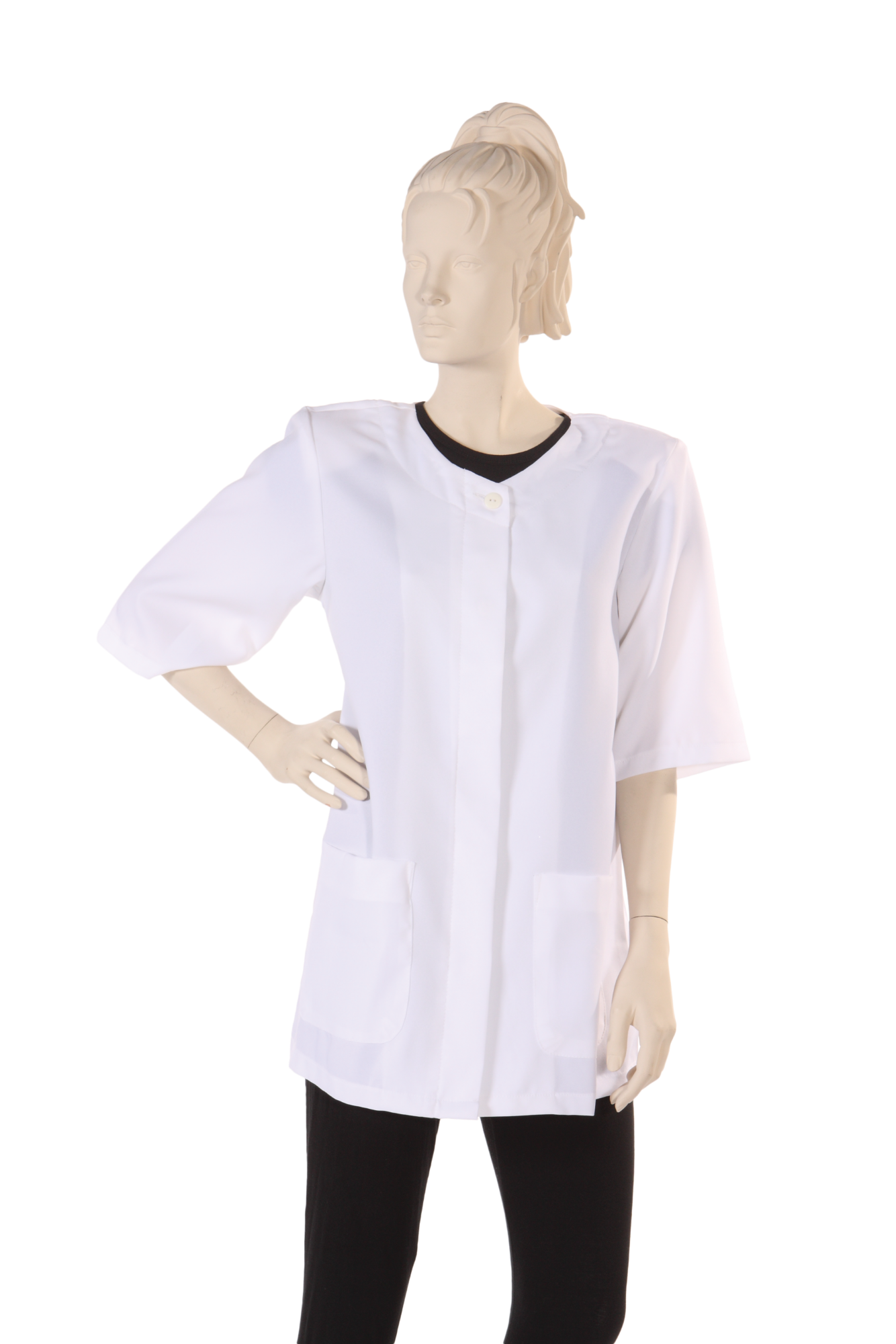 Swing Coat Polyester in White