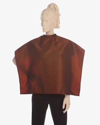 Kids Bronze Comb Out Cape in Silkara Iridescent Fabric
