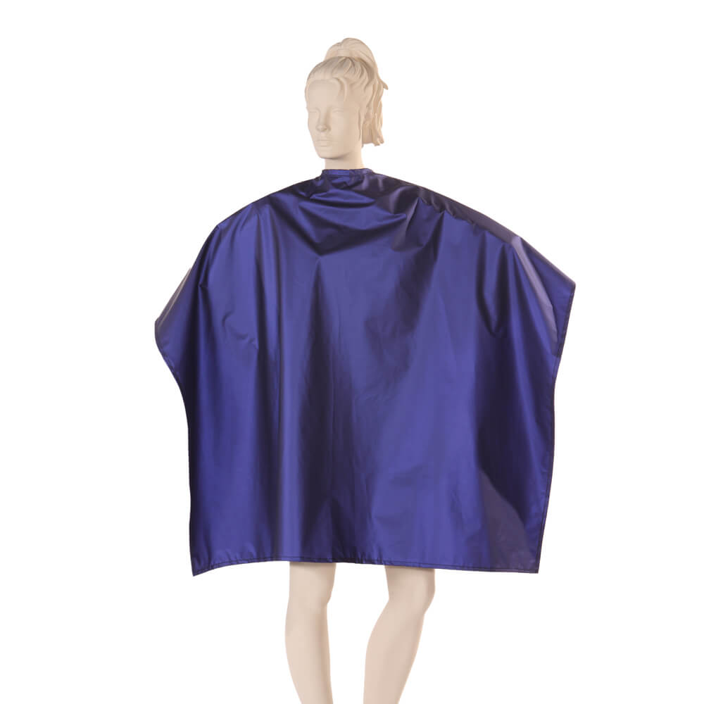 Waterproof Salon Cape in Matte Polyurethane - Navy