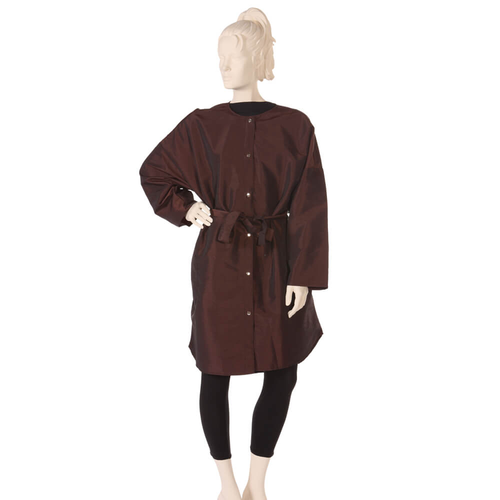 Big Shirt Silkara Iridescent Fabric in Brown
