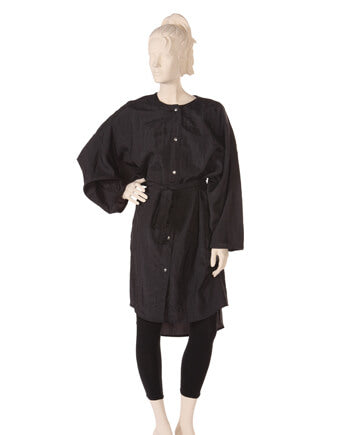 Big Shirt Silkara Iridescent Fabric in Black