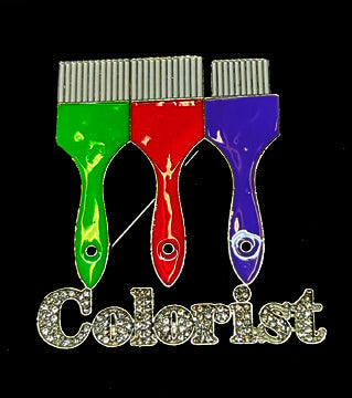 Rhinestone Pin: Colorist