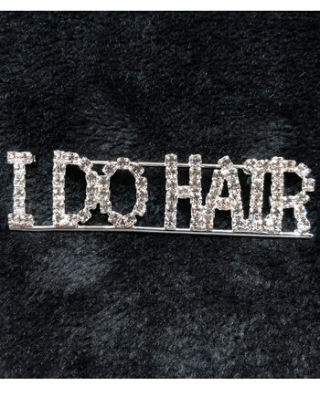 Rhinestone Pin - I DO HAIR