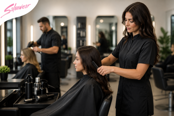 How Do Hair Salon Smocks Reflect Professionalism in Modern Salons?