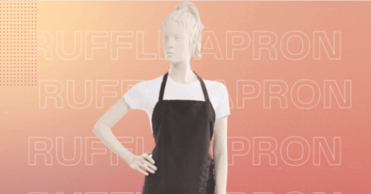 The Black Ruffle Apron