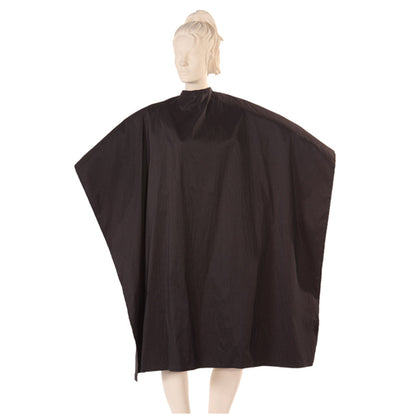 Salon Cape in Black Iridescent Silkara Fabric: 12 Pack