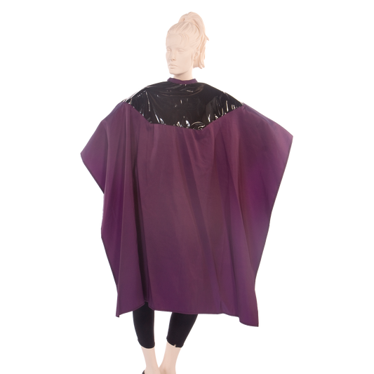 Waterproof Top Fabric Bottom Salon Cape