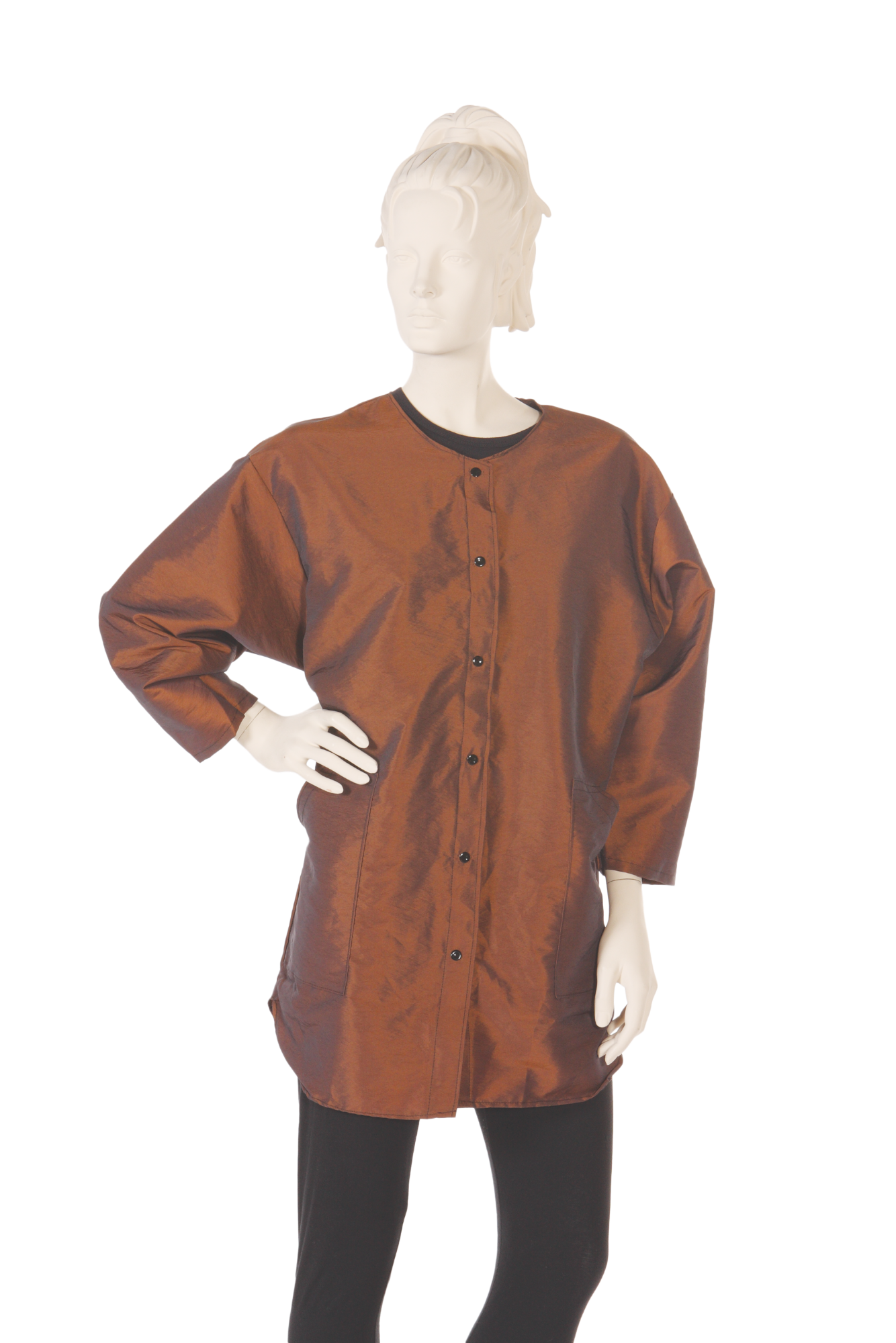 Stylist Jacket Silkara Iridescent Fabric in Bronze
