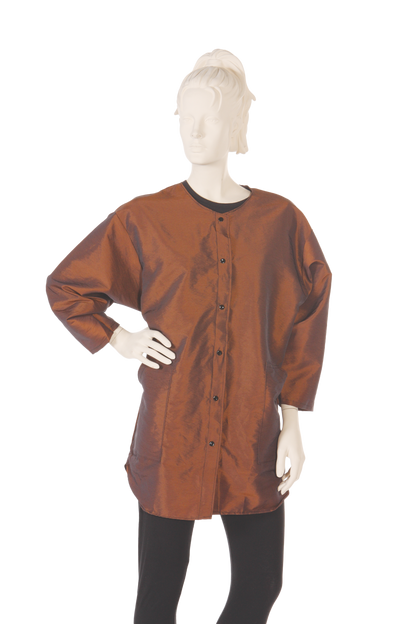 Stylist Jacket Silkara Iridescent Fabric in Bronze