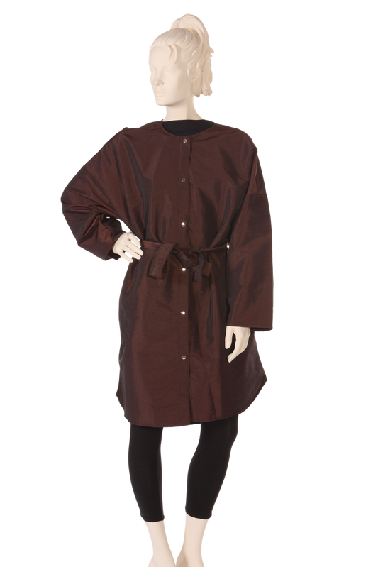 Big Shirt Silkara Iridescent Fabric in Brown