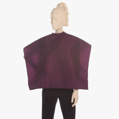 Kids Wineberry Comb-Out Cape in Silkara Iridescent Fabric