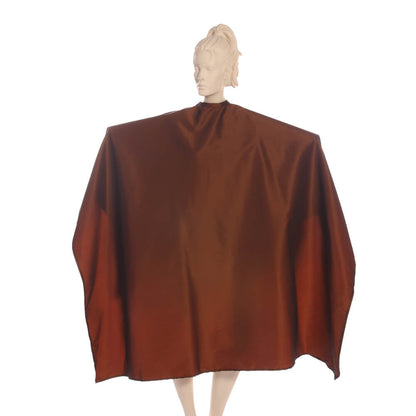 Super Salon Cape Silkara Iridescent Fabric in Bronze