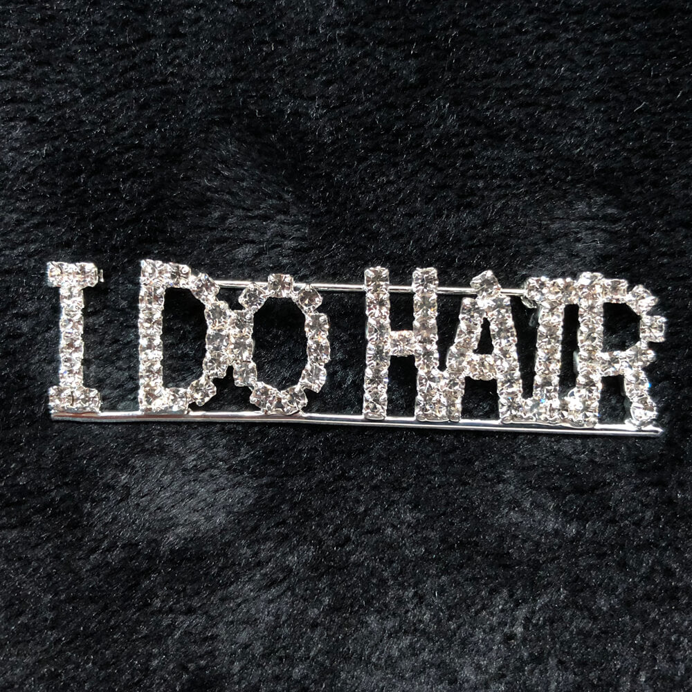 Rhinestone Pin - I DO HAIR