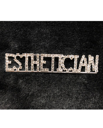 Rhinestone Pin: ESTHETICIAN